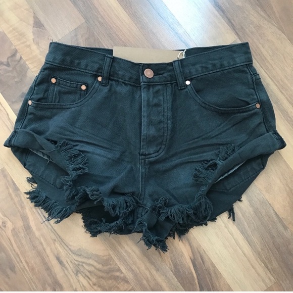 mrsalliexo Pants - ▪️ Black denim shorts